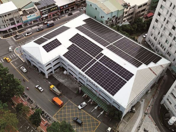 綠能屋頂停車場 開創屋頂光電新價值